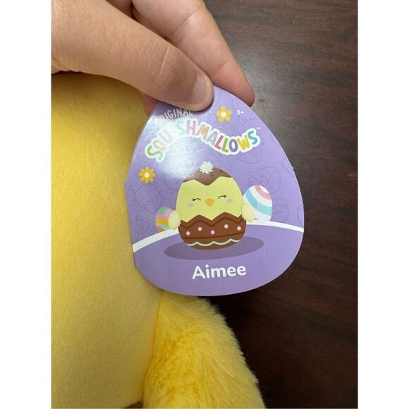 NWT Aimee Easter Yellow Chick Squishmallows 16 Inch Plush - Picture 5 of 6